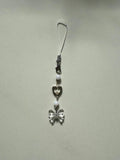 bow phone charm series 2 - clear