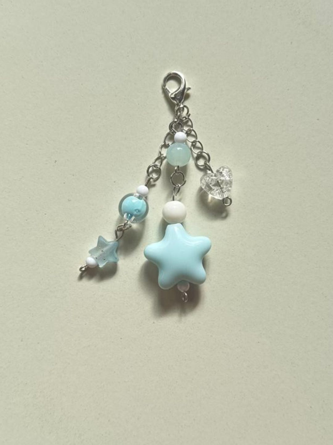 blue star keychain