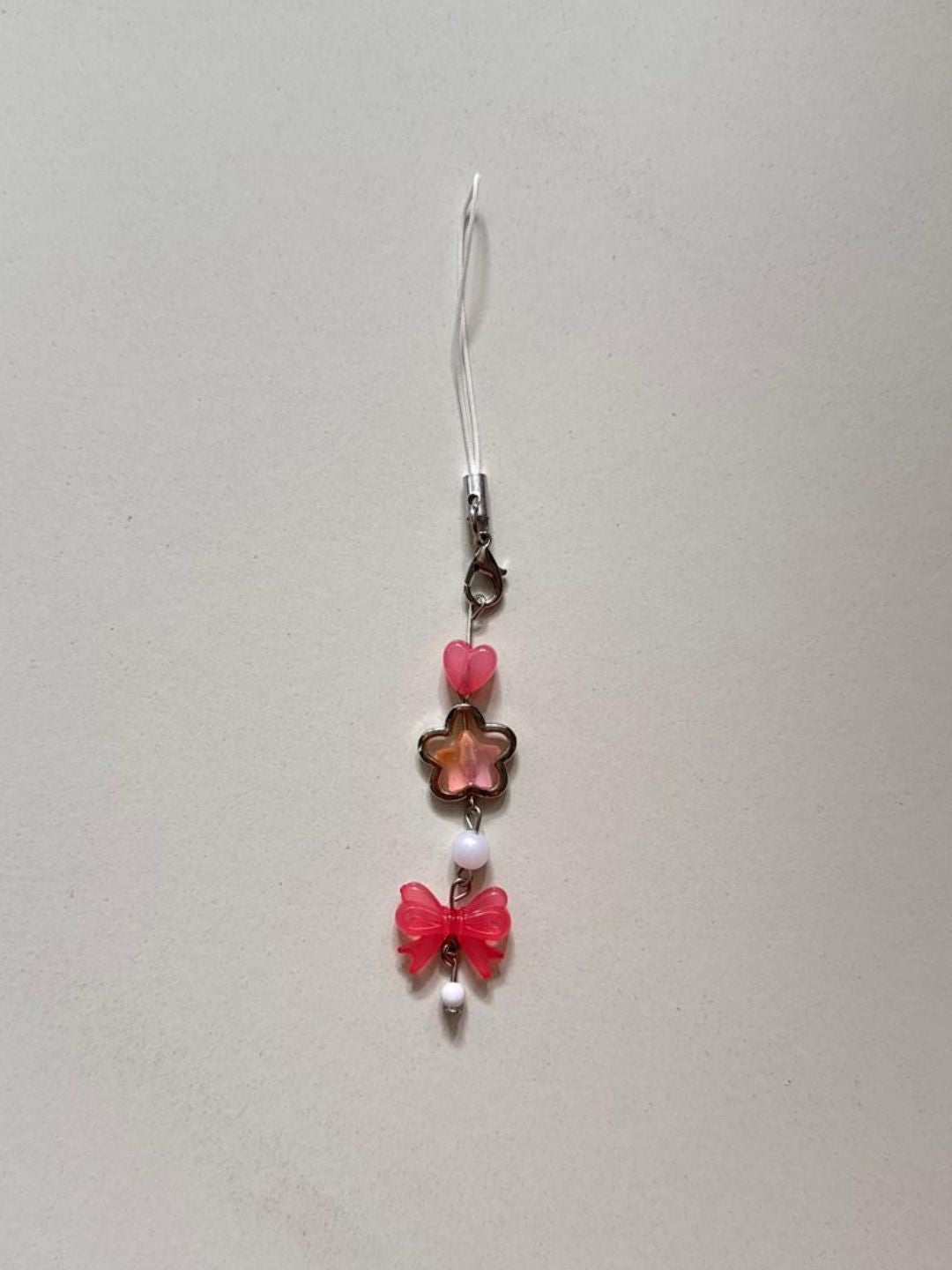 bow phonecharm series 1 - hot pink