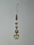 butterfly phonecharm series 1 - yellow