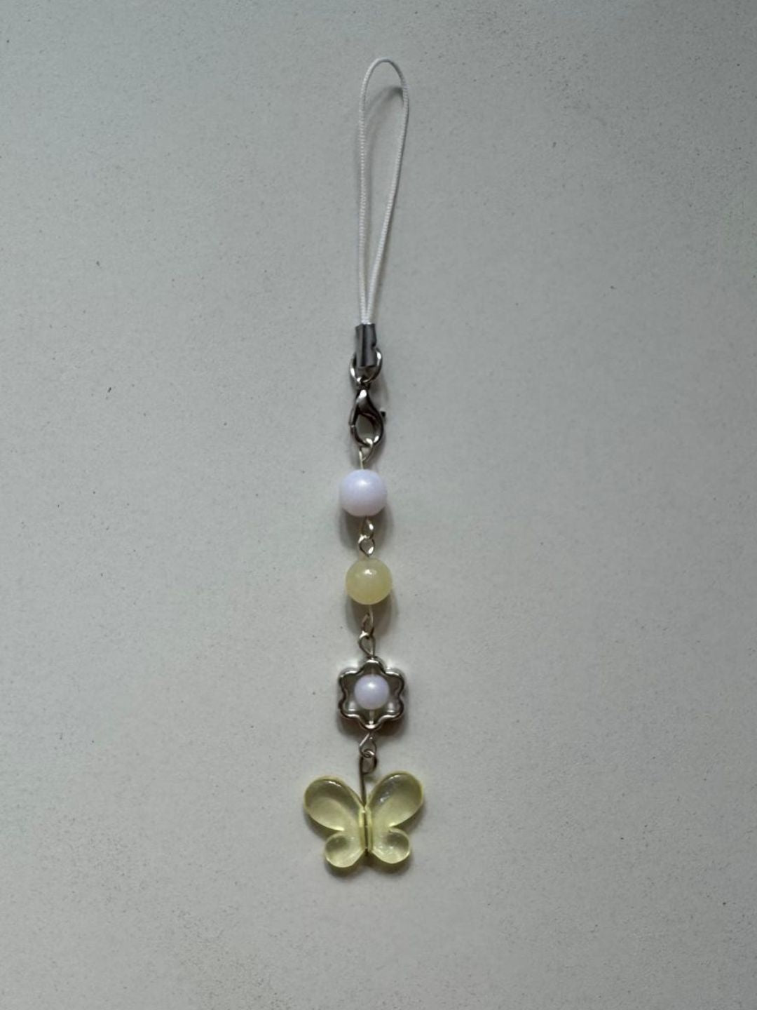 butterfly phonecharm series 1 - yellow