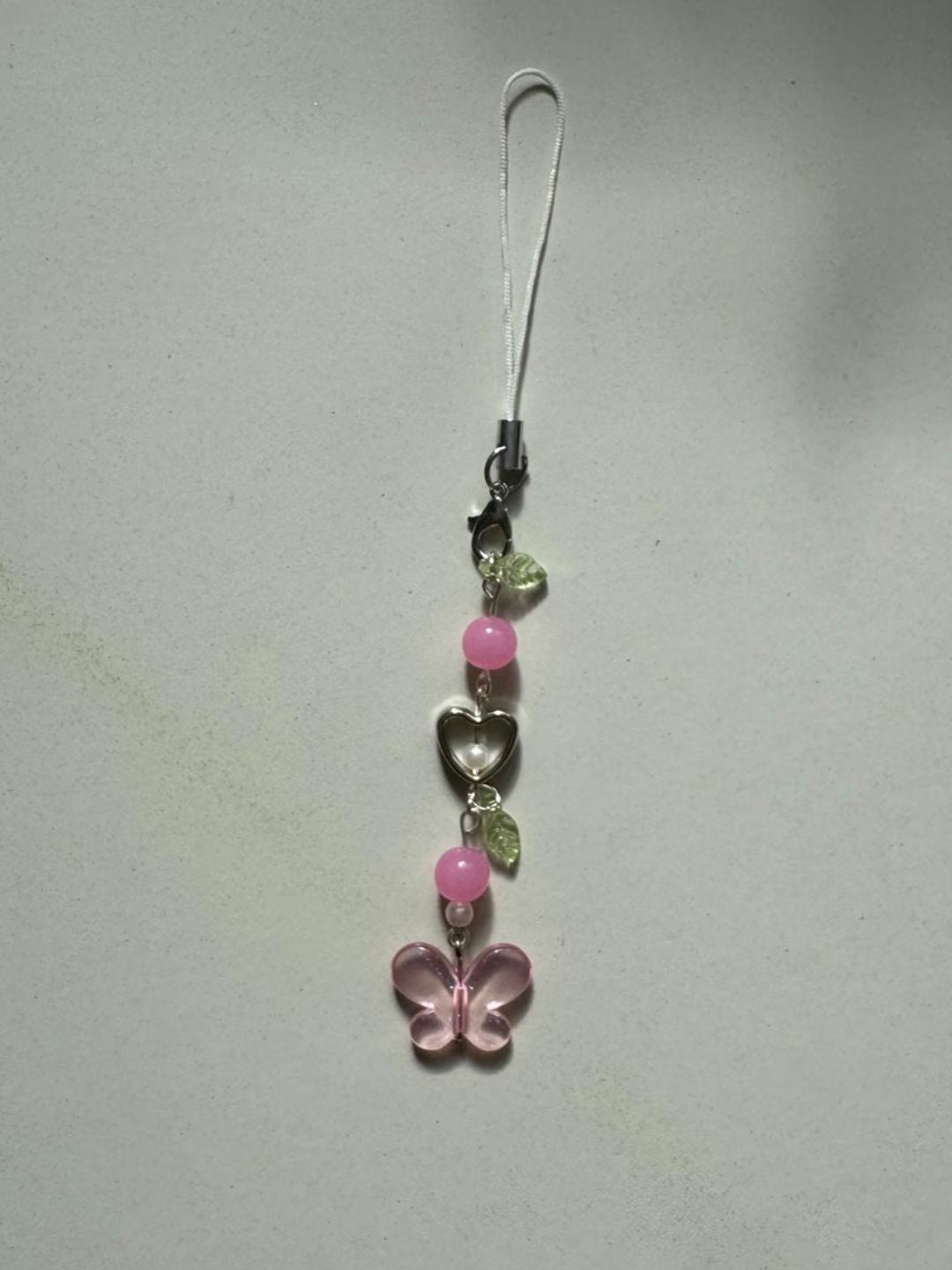 butterfly phone charm series 2 - hot pink