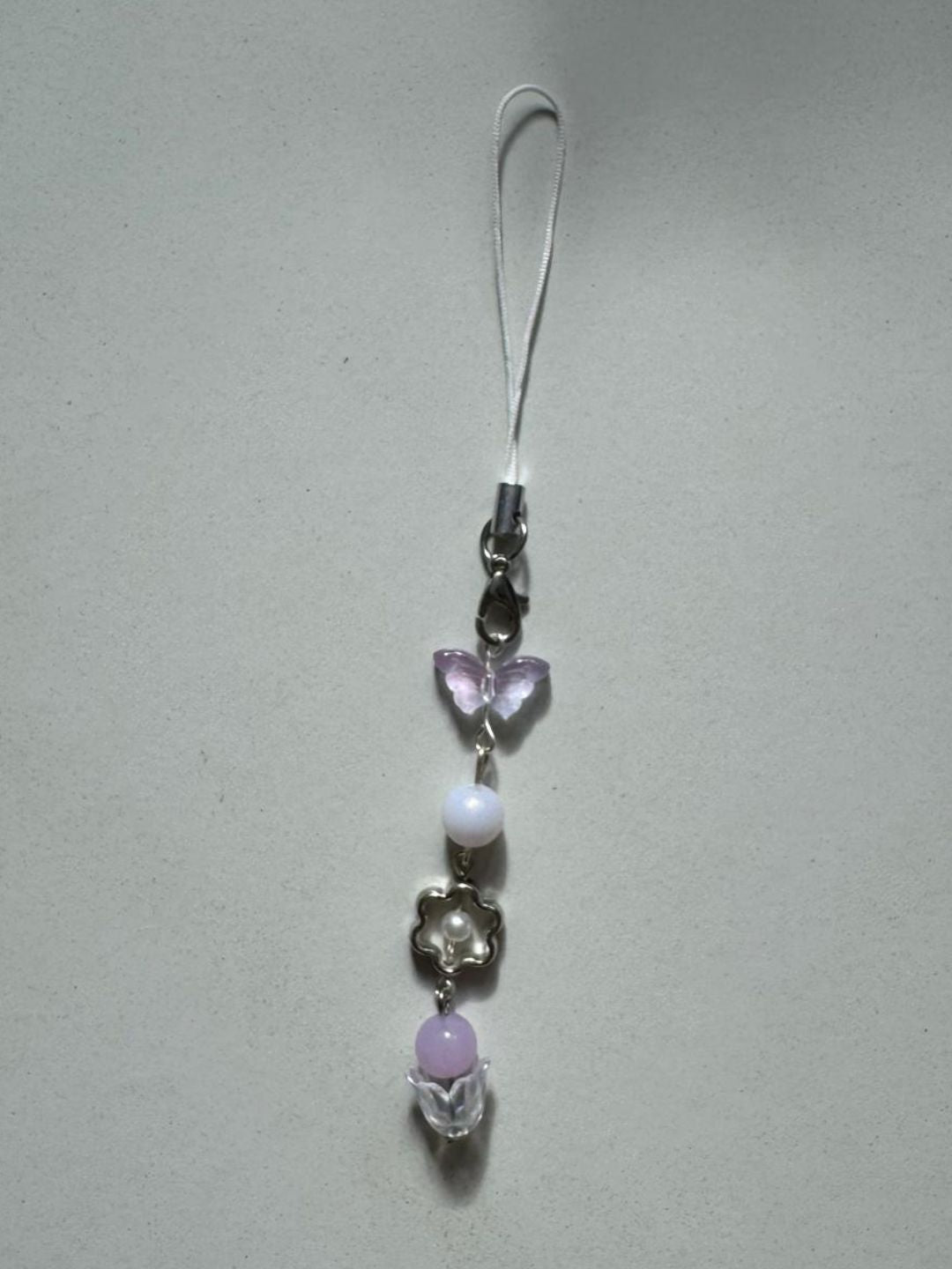 butterfly phone charm series 3 - purple