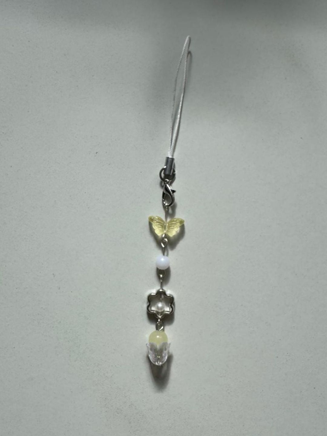 butterfly phone charm series 3 - yellow