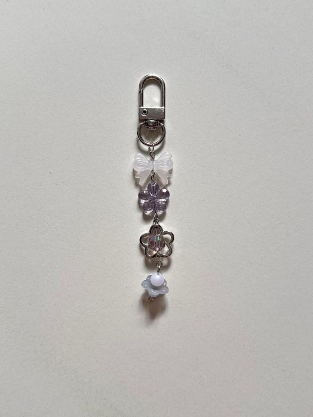 flower keychain series 1 - purple