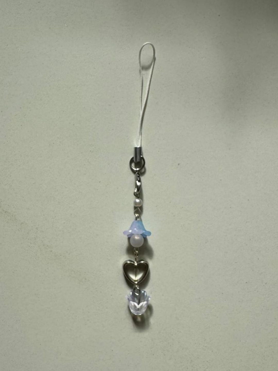 hollow heart phone charm series 1 - purple