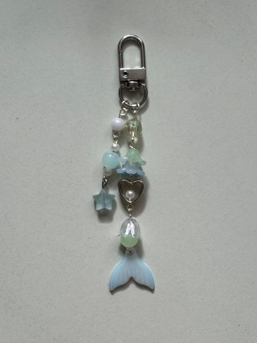 mermaid keychain series 1 - blue and green