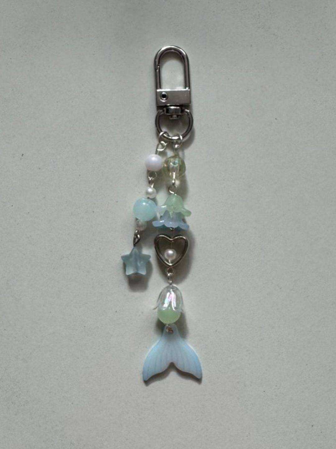 mermaid keychain series 1 - blue and green