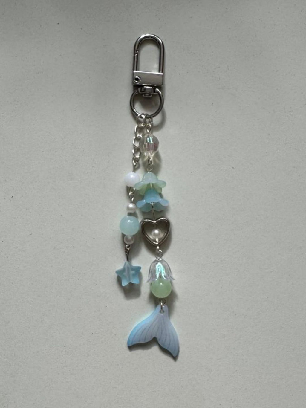 mermaid keychain series 1 - blue and green