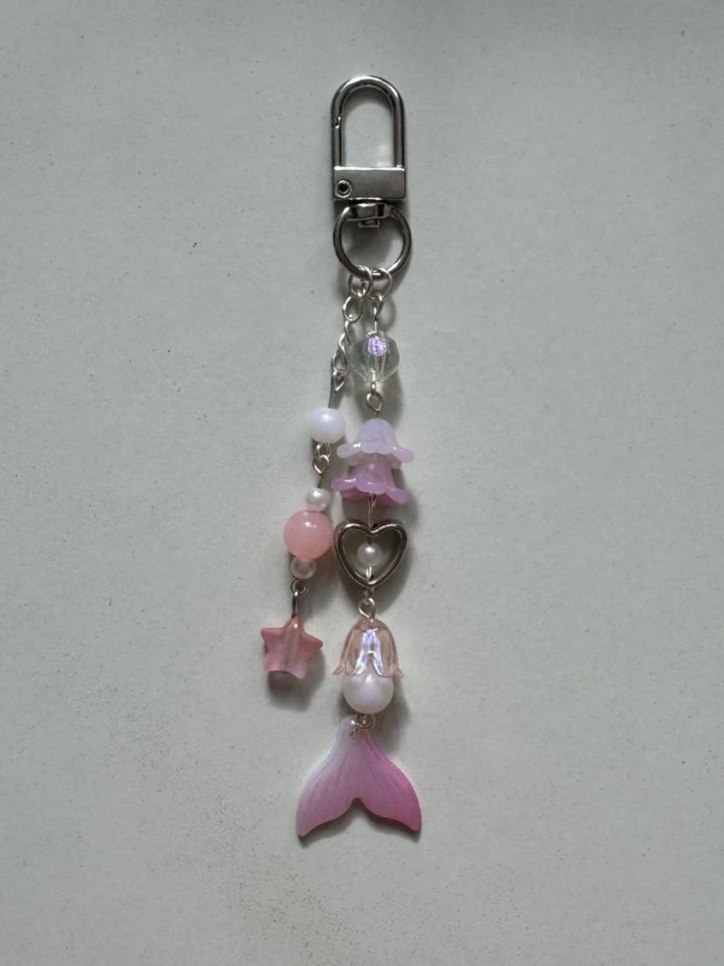 mermaid keychain series 1 - pink