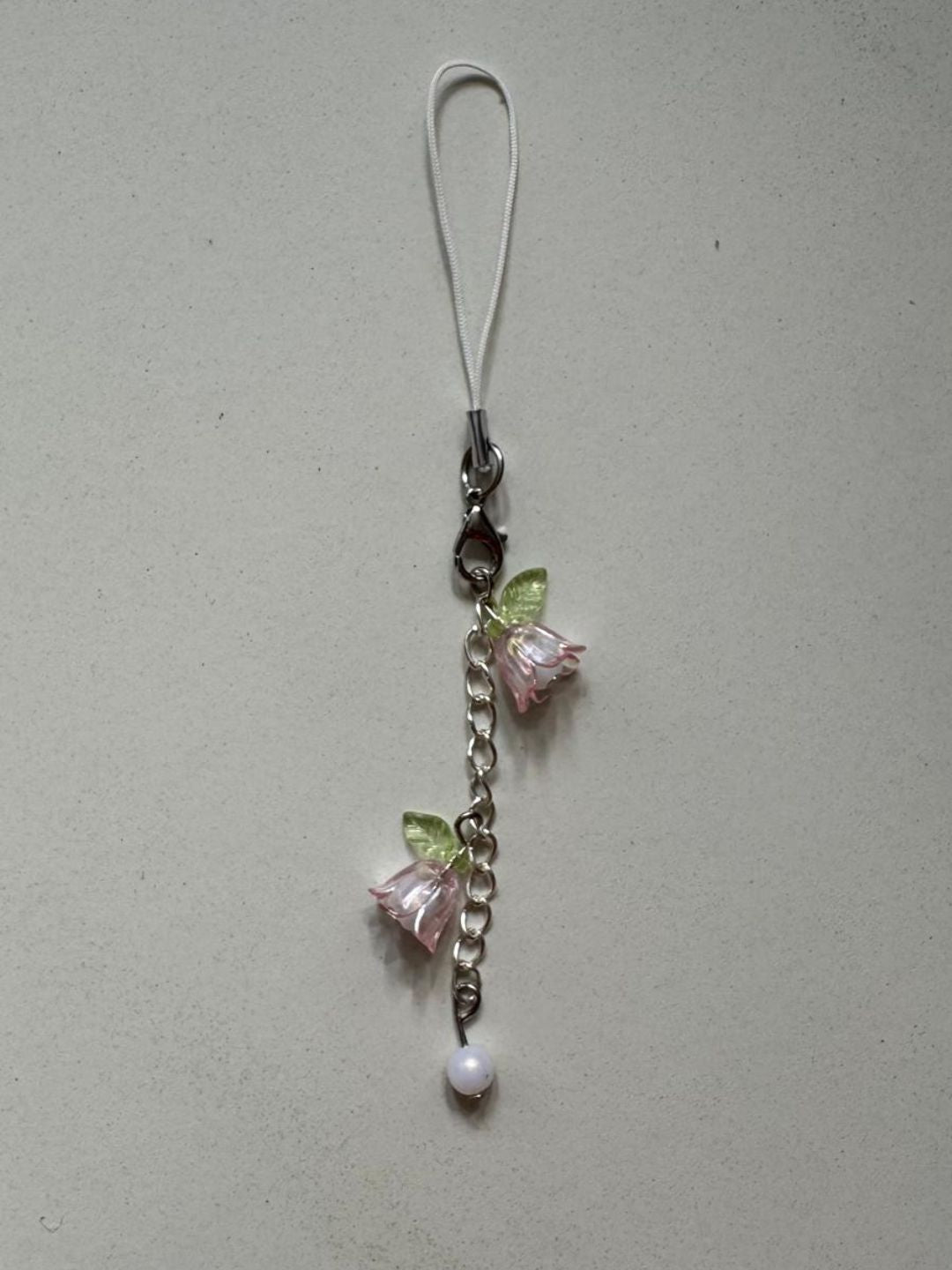 pink tulip phonecharm