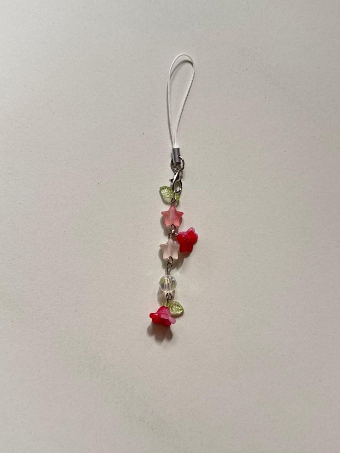 red flower phonecharm